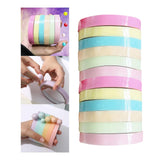 Maxbell Funny Sticky Ball Tape Sensory Toy Creative for Fun Festivals Party Supplies 1.2cm Light Color