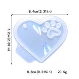 Maxbell Heart Silicone Mould DIY Epoxy Keychain Pendant Tray Love Resin Casting Style B