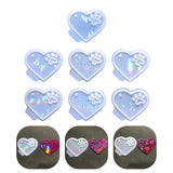 Maxbell Heart Silicone Mould DIY Epoxy Keychain Pendant Tray Love Resin Casting Style B