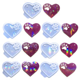 Maxbell Heart Silicone Mould DIY Epoxy Keychain Pendant Tray Love Resin Casting Style B