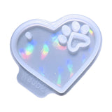 Maxbell Heart Silicone Mould DIY Epoxy Keychain Pendant Tray Love Resin Casting Style B