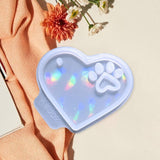 Maxbell Heart Silicone Mould DIY Epoxy Keychain Pendant Tray Love Resin Casting Style B
