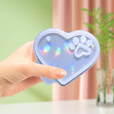 Maxbell Heart Silicone Mould DIY Epoxy Keychain Pendant Tray Love Resin Casting Style B