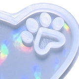Maxbell Heart Silicone Mould DIY Epoxy Keychain Pendant Tray Love Resin Casting Style B