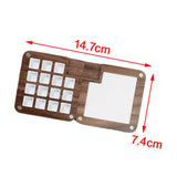 Maxbell Watercolor box Palette Travel Students Paint Pallet Artist Gouache Walnut Material