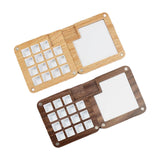 Maxbell Watercolor box Palette Travel Students Paint Pallet Artist Gouache Walnut Material