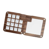 Maxbell Watercolor box Palette Travel Students Paint Pallet Artist Gouache Walnut Material