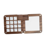 Maxbell Watercolor box Palette Travel Students Paint Pallet Artist Gouache Walnut Material
