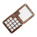 Maxbell Watercolor box Palette Travel Students Paint Pallet Artist Gouache Walnut Material