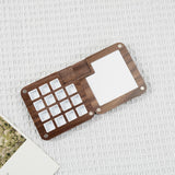Maxbell Watercolor box Palette Travel Students Paint Pallet Artist Gouache Walnut Material