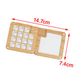 Maxbell Watercolor box Palette Travel Students Paint Pallet Artist Gouache Oak Material