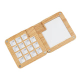 Maxbell Watercolor box Palette Travel Students Paint Pallet Artist Gouache Oak Material