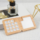 Maxbell Watercolor box Palette Travel Students Paint Pallet Artist Gouache Oak Material