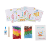 Maxbell Pom Pom Kit Educational Toys Sensory Arts and Crafts for Girl Boys Style A