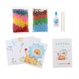 Maxbell Pom Pom Kit Educational Toys Sensory Arts and Crafts for Girl Boys Style A