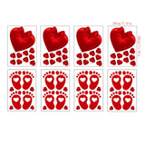 Maxbell 8x Valentine'S Day Window Clings Window Stickers for Party Decor Ornaments