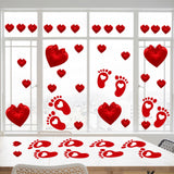 Maxbell 8x Valentine'S Day Window Clings Window Stickers for Party Decor Ornaments