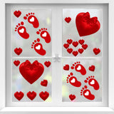 Maxbell 8x Valentine'S Day Window Clings Window Stickers for Party Decor Ornaments