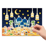 Maxbell Make A Ramadan Scene Sticker Eid Mubarak Stickers Ornament Game for Kids