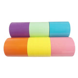 Maxbell 6x Sticky Ball Tapes 4 inch Wide 6 Colors Educational for Gifts Adult Kids