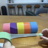 Maxbell Sticky Ball Rolling Tape Decorative Relaxing Game Crafts for Adult Children Orange