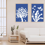 Maxbell Sun Print Paper Solar Drawing Paper Cyanotype Paper for Kids Adults 32Pcs