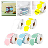 Maxbell Hermals Label Sticker Roll 5cm Adhesive Envelope Seal for Kitchen Wedding white