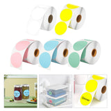 Maxbell Hermals Label Sticker Roll 5cm Adhesive Envelope Seal for Kitchen Wedding white