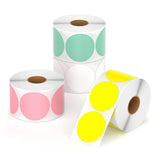 Maxbell Hermals Label Sticker Roll 5cm Adhesive Envelope Seal for Kitchen Wedding white