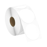 Maxbell Hermals Label Sticker Roll 5cm Adhesive Envelope Seal for Kitchen Wedding white