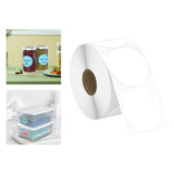 Maxbell Hermals Label Sticker Roll 5cm Adhesive Envelope Seal for Kitchen Wedding white