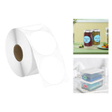 Maxbell Hermals Label Sticker Roll 5cm Adhesive Envelope Seal for Kitchen Wedding white