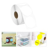 Maxbell Hermals Label Sticker Roll 5cm Adhesive Envelope Seal for Kitchen Wedding white