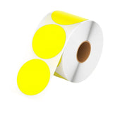 Maxbell Hermals Label Sticker Roll 5cm Adhesive Envelope Seal for Kitchen Wedding yellow