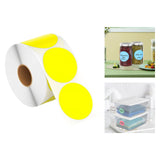 Maxbell Hermals Label Sticker Roll 5cm Adhesive Envelope Seal for Kitchen Wedding yellow