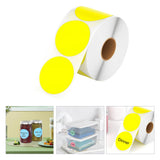 Maxbell Hermals Label Sticker Roll 5cm Adhesive Envelope Seal for Kitchen Wedding yellow