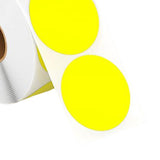 Maxbell Hermals Label Sticker Roll 5cm Adhesive Envelope Seal for Kitchen Wedding yellow