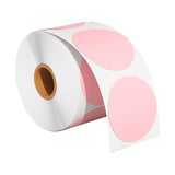 Maxbell Hermals Label Sticker Roll 5cm Adhesive Envelope Seal for Kitchen Wedding pink