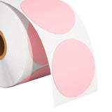 Maxbell Hermals Label Sticker Roll 5cm Adhesive Envelope Seal for Kitchen Wedding pink