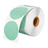 Maxbell Hermals Label Sticker Roll 5cm Adhesive Envelope Seal for Kitchen Wedding green