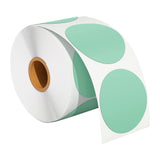 Maxbell Hermals Label Sticker Roll 5cm Adhesive Envelope Seal for Kitchen Wedding green