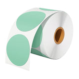 Maxbell Hermals Label Sticker Roll 5cm Adhesive Envelope Seal for Kitchen Wedding green