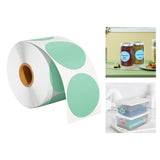 Maxbell Hermals Label Sticker Roll 5cm Adhesive Envelope Seal for Kitchen Wedding green