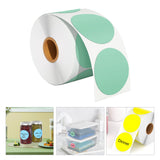 Maxbell Hermals Label Sticker Roll 5cm Adhesive Envelope Seal for Kitchen Wedding green