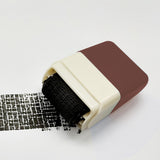 Maxbell Stamp Roller Privacy Seal Coverage Stamp Information Document Security Brown