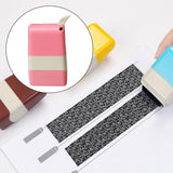 Maxbell Stamp Roller Privacy Seal Home Multifunction Protect Office Tools Rolling Pink