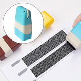 Maxbell Stamp Roller Privacy Seal Home Multifunction Protect Office Tools Rolling Blue