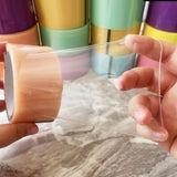 Maxbell Sticky Ball Tape Sensory Toy Creative Decorative DIY for Children Party Orange