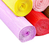 Maxbell Crepe Paper Flower DIY Kits with Floral Stem Wire Gift Wrapping Party Favor Style A