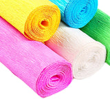Maxbell Crepe Paper Flower DIY Kits with Floral Stem Wire Gift Wrapping Party Favor Style B